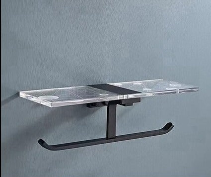 WC DESIGN 0 Pourpre Porte Papier Toilette Double