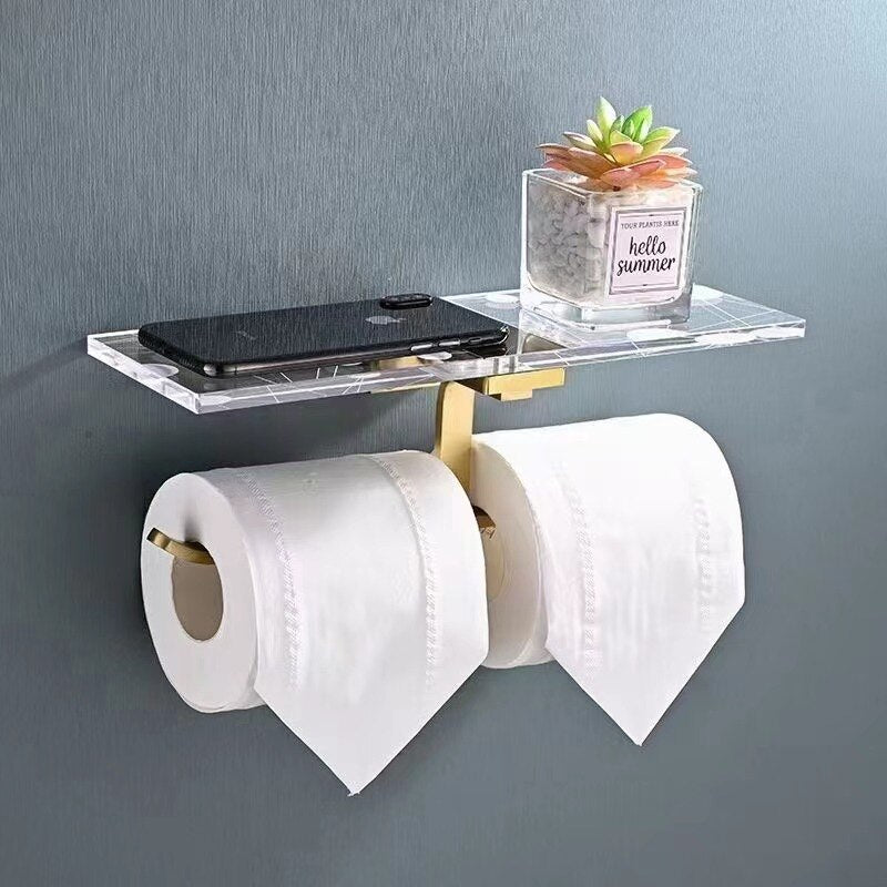 WC DESIGN 0 Porte Papier Toilette Double