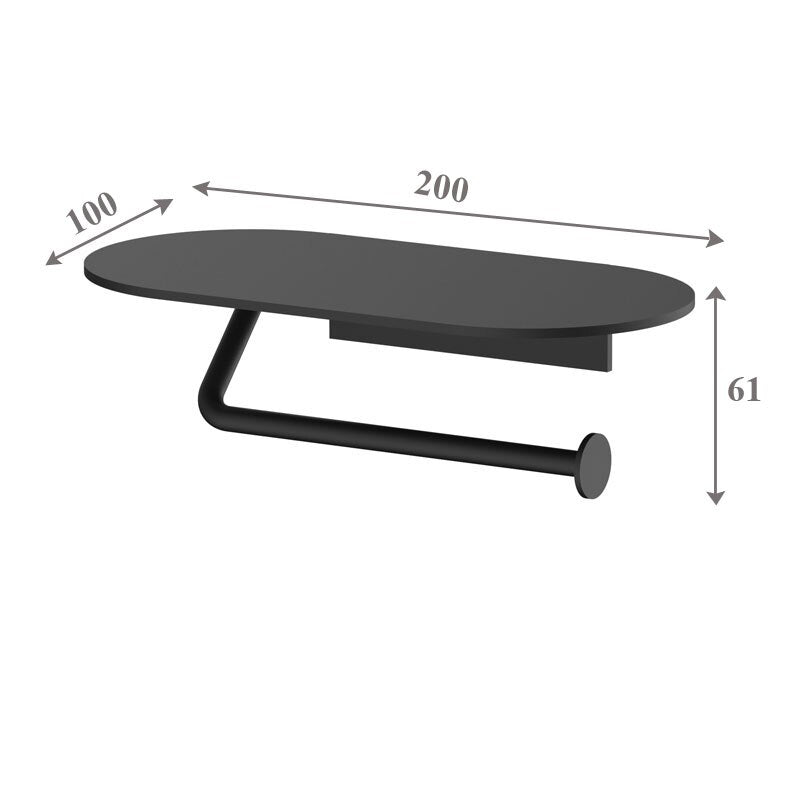 WC DESIGN 0 Porte Papier Toilette Mural Blanc