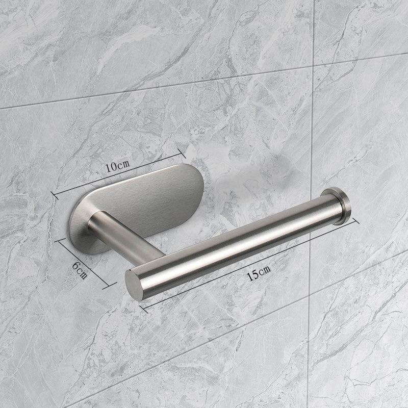 WC DESIGN 0 Argent 3 Porte Papier Toilette Mural en Acier