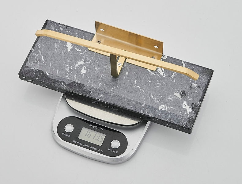 WC DESIGN 0 Porte Papier Toilette Mural en Marbre