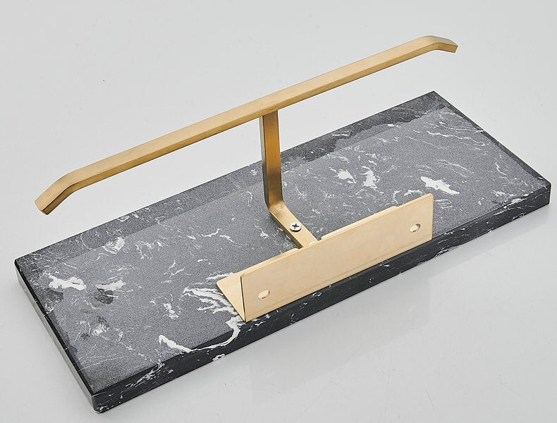 WC DESIGN 0 Porte Papier Toilette Mural en Marbre