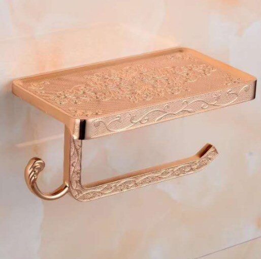 WC DESIGN 0 Doré Porte Papier Toilette Original Rétro