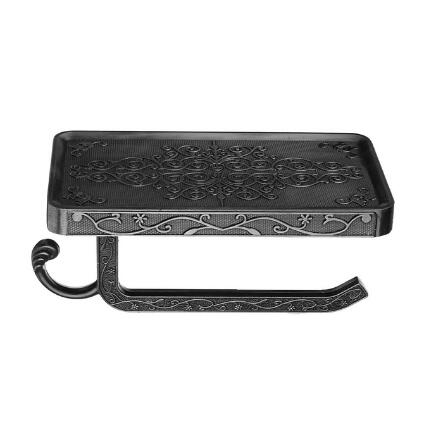 WC DESIGN 0 Noir Porte Papier Toilette Original Rétro