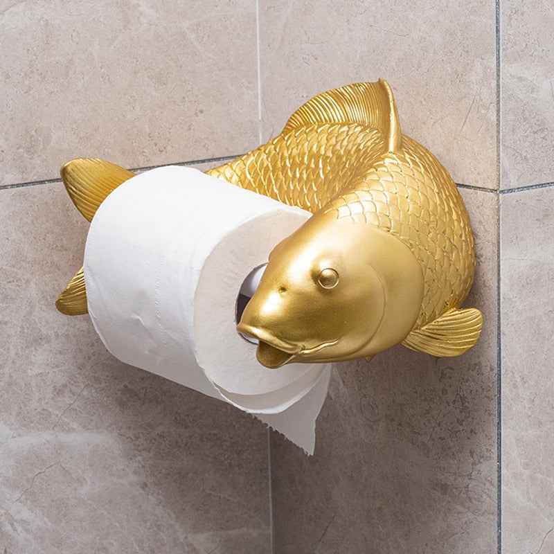 WC DESIGN 0 Porte Papier Toilette Poisson