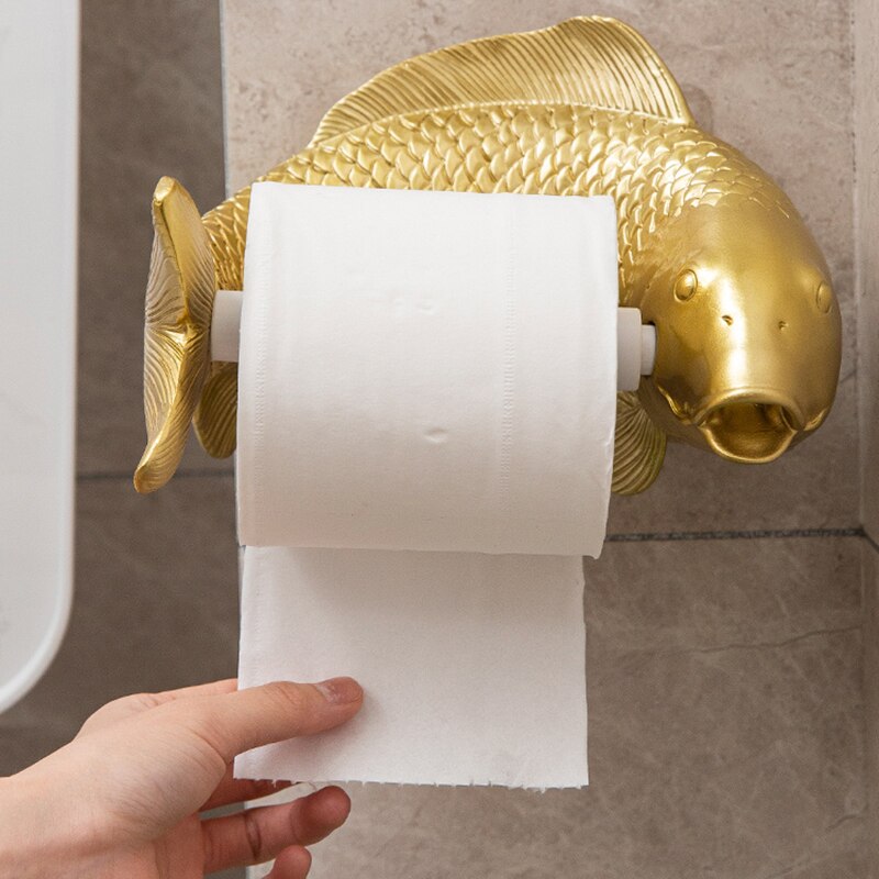 WC DESIGN 0 Porte Papier Toilette Poisson