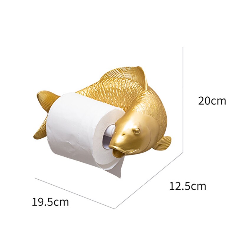 WC DESIGN 0 Porte Papier Toilette Poisson