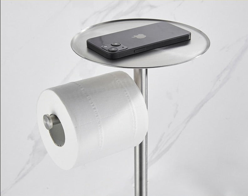 WC DESIGN 0 Porte Papier Toilette Sur Pied Noir mat