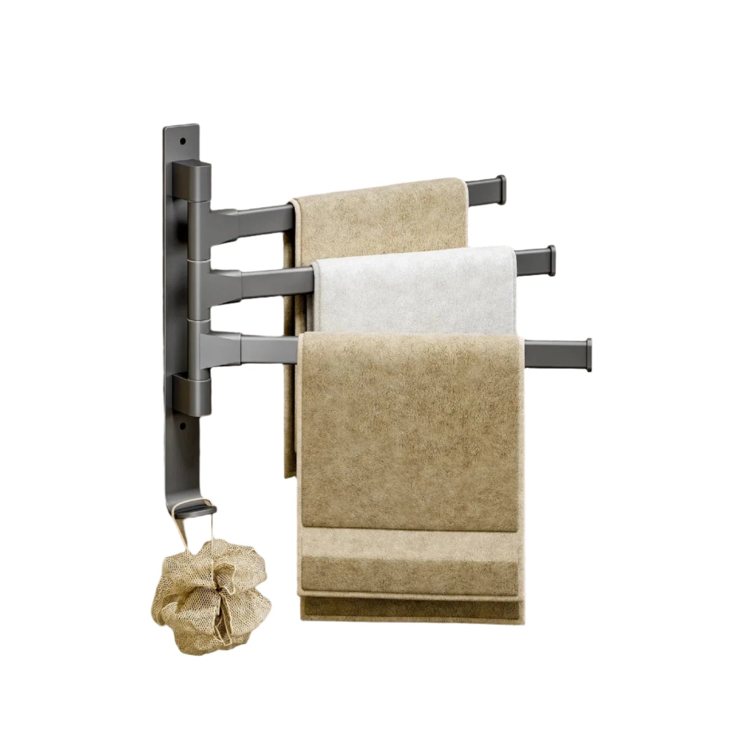 Porte serviette wc ergonomique