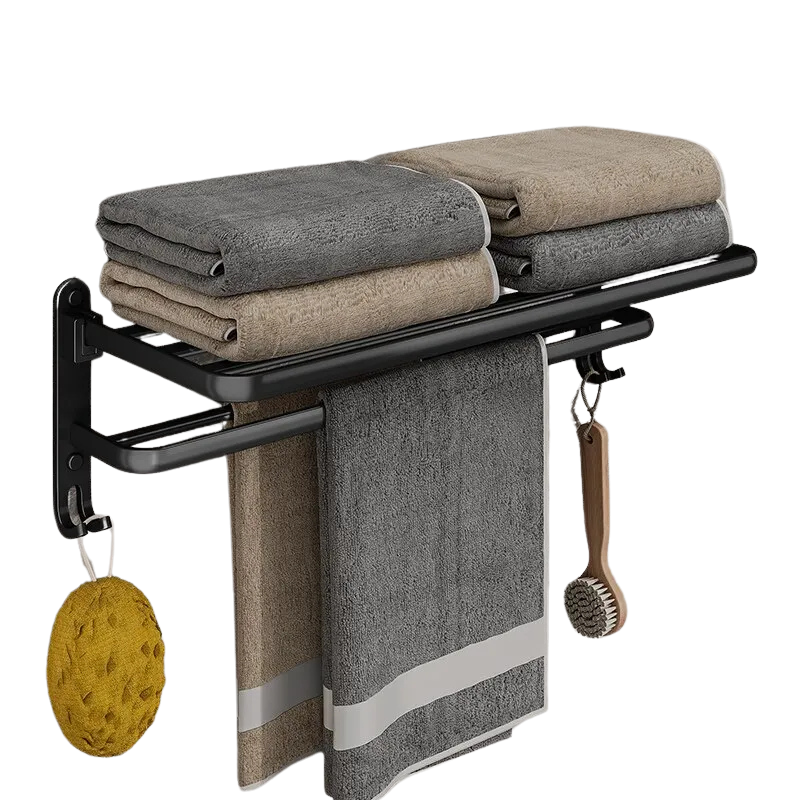 Porte serviette wc noir