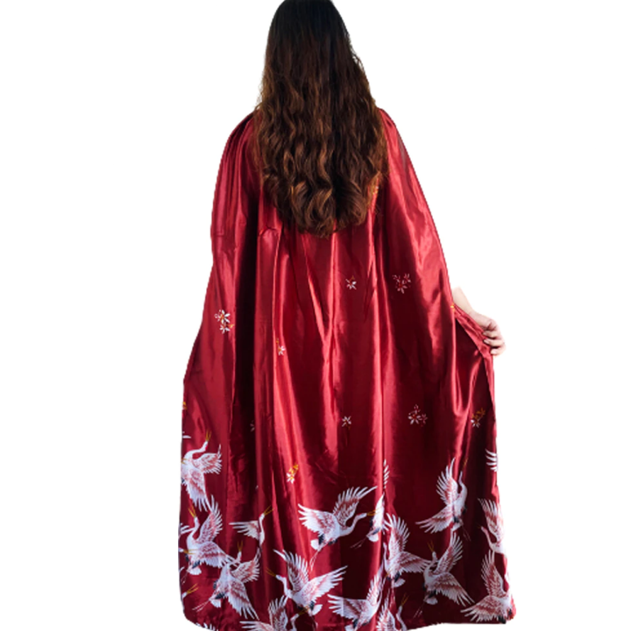 Boutique Bidet Portable Bain de Vapeur Rouge Robe Rouge pour Bain Vapeur