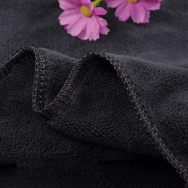 Boutique Bidet Portable Serviette WC Serviette de Toilette Noire