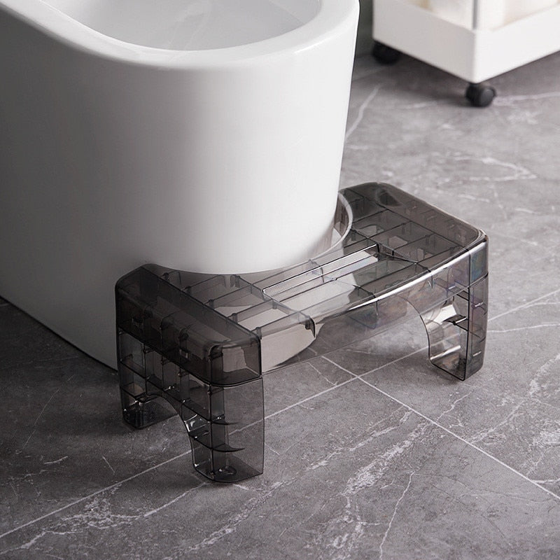 Boutique Bidet Portable Tabouret Physiologique Noir Tabouret de Toilette Transparent