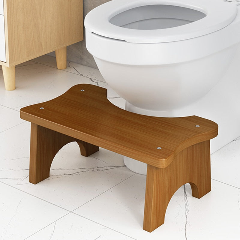 Boutique Bidet Portable Tabouret Physiologique Bois Foncé Tabouret Physiologique de Toilette en Bois