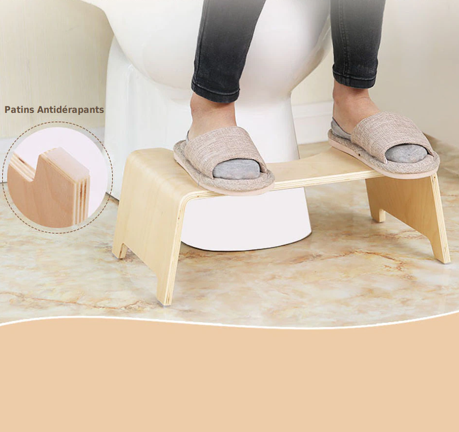 Boutique Bidet Portable Tabouret de Toilette Tabouret Physiologique en Bois