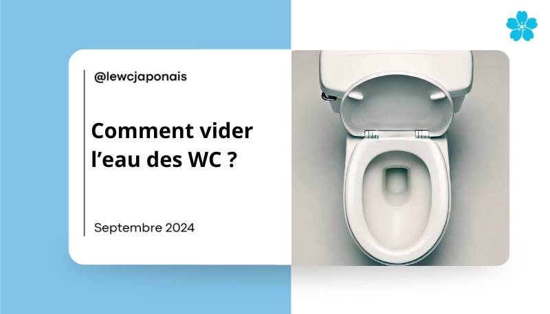 Comment vider l’eau des toilettes ?