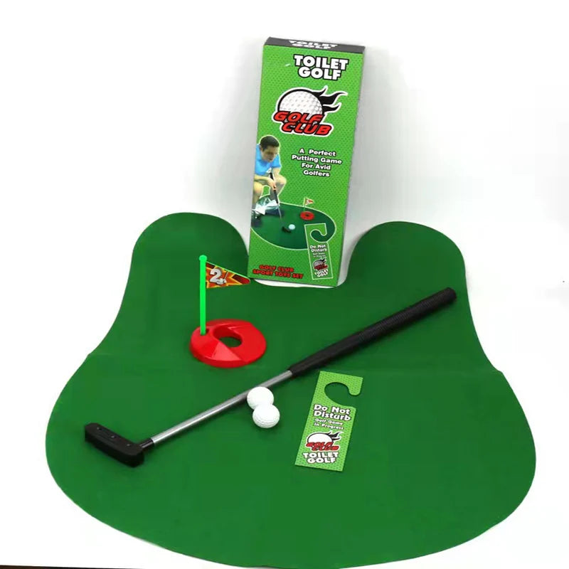 Mini golf toilet mat