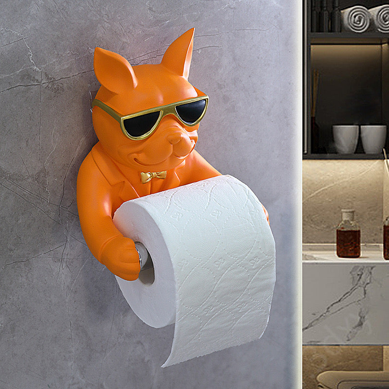 Dog Toilet Paper Holder