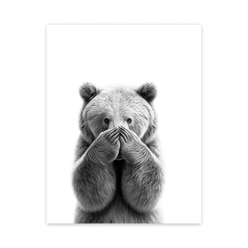 Bear Toilet Board (unframed)