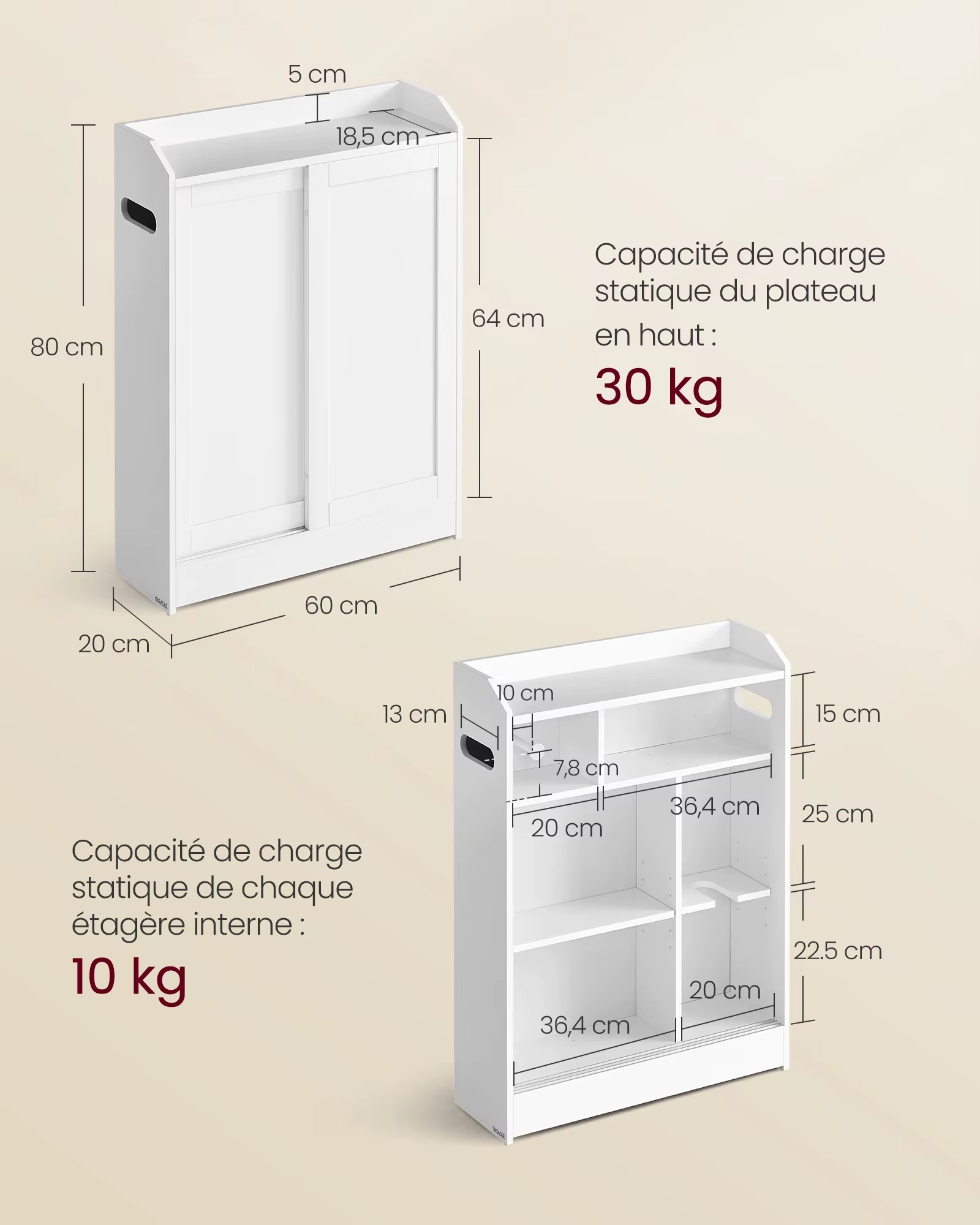 Armoire de toilette design