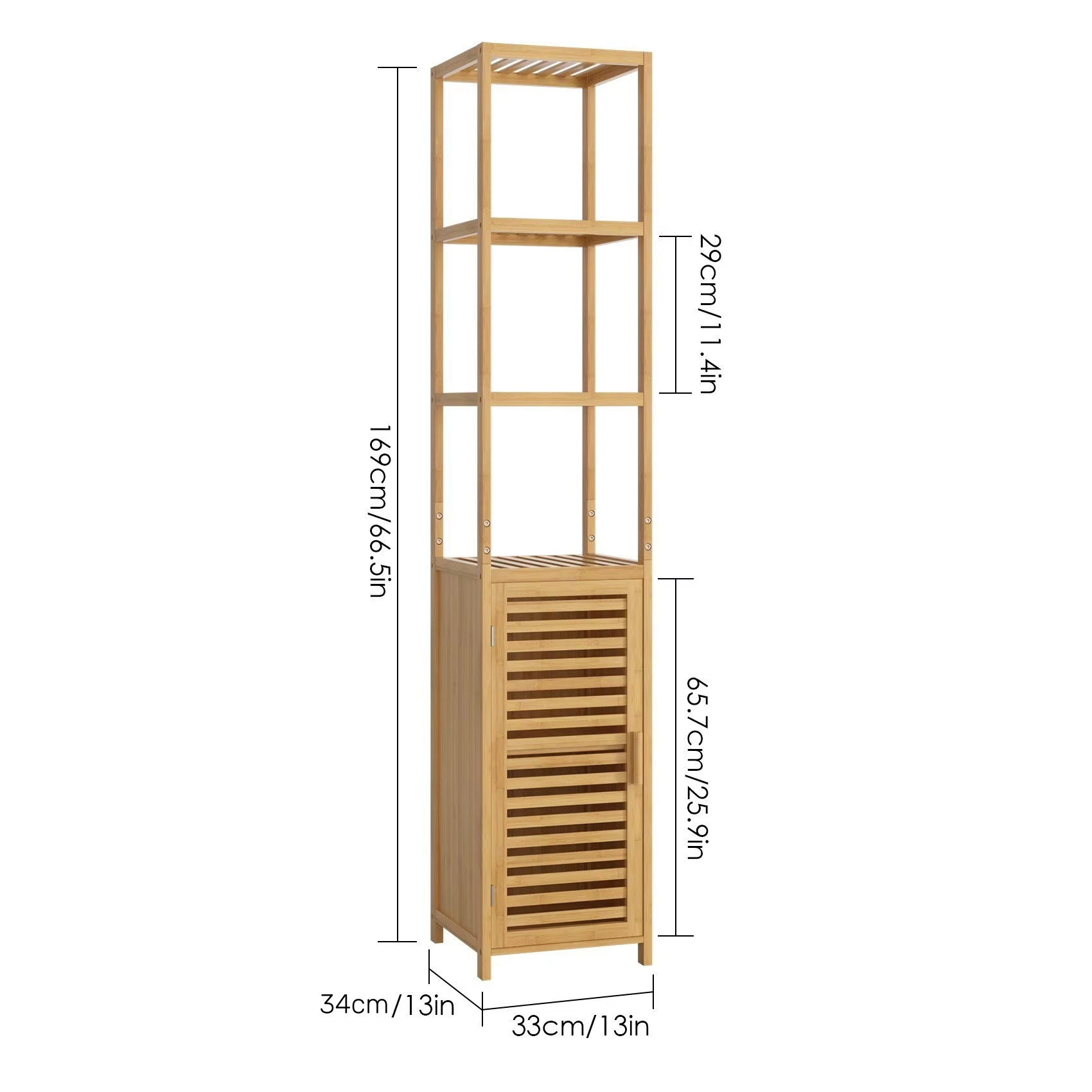 Armoire de toilette en bois