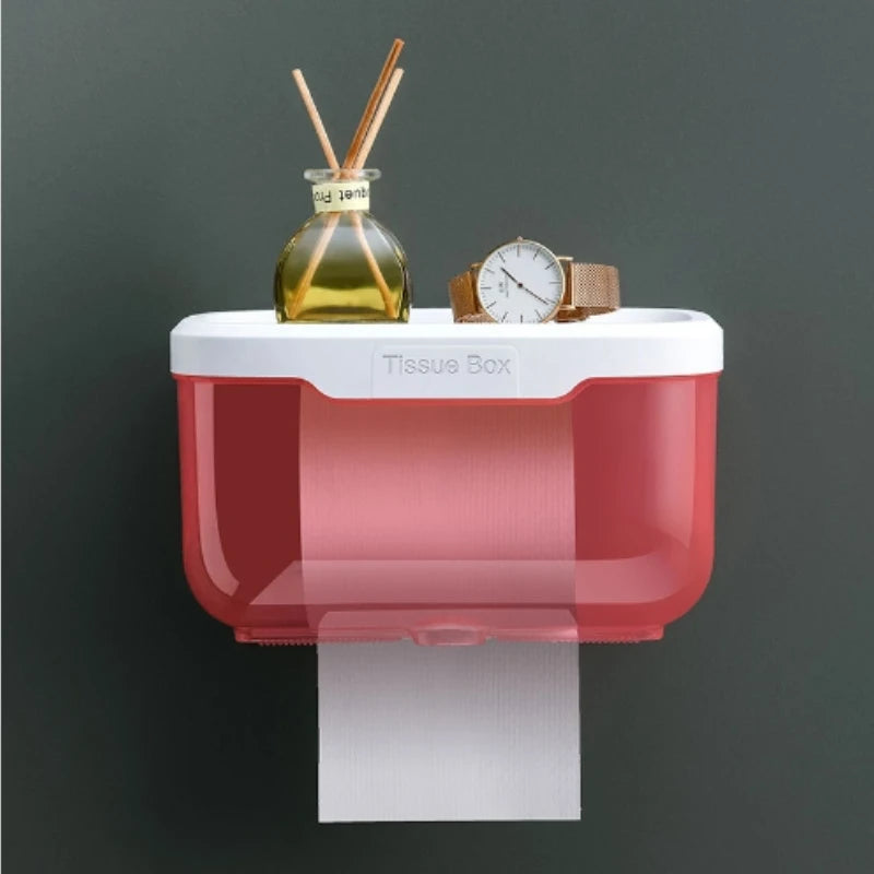 Distributeur de papier toilette mural