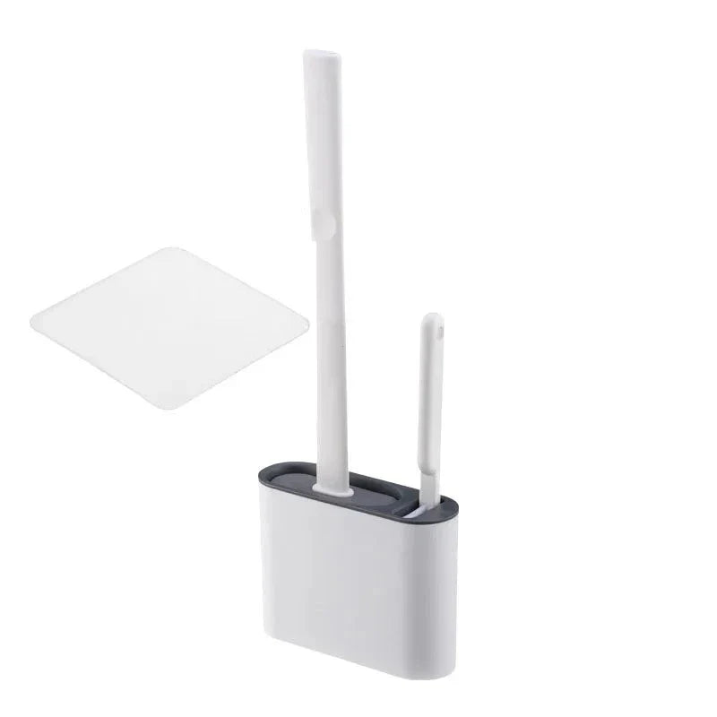 Wall mounted toilet brush