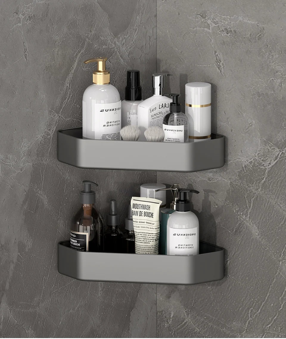 Etagere d'angle de toilette