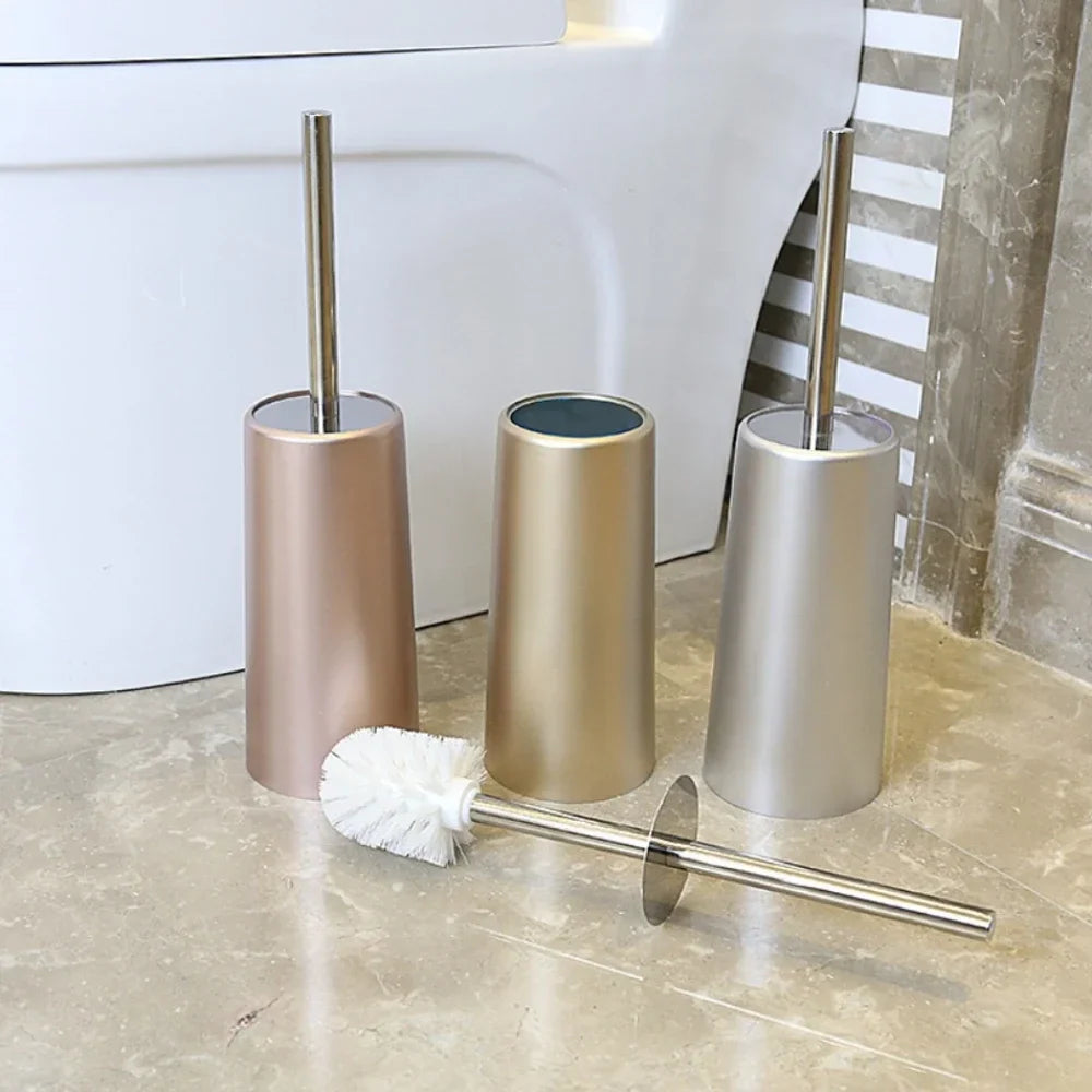 Metal toilet brush