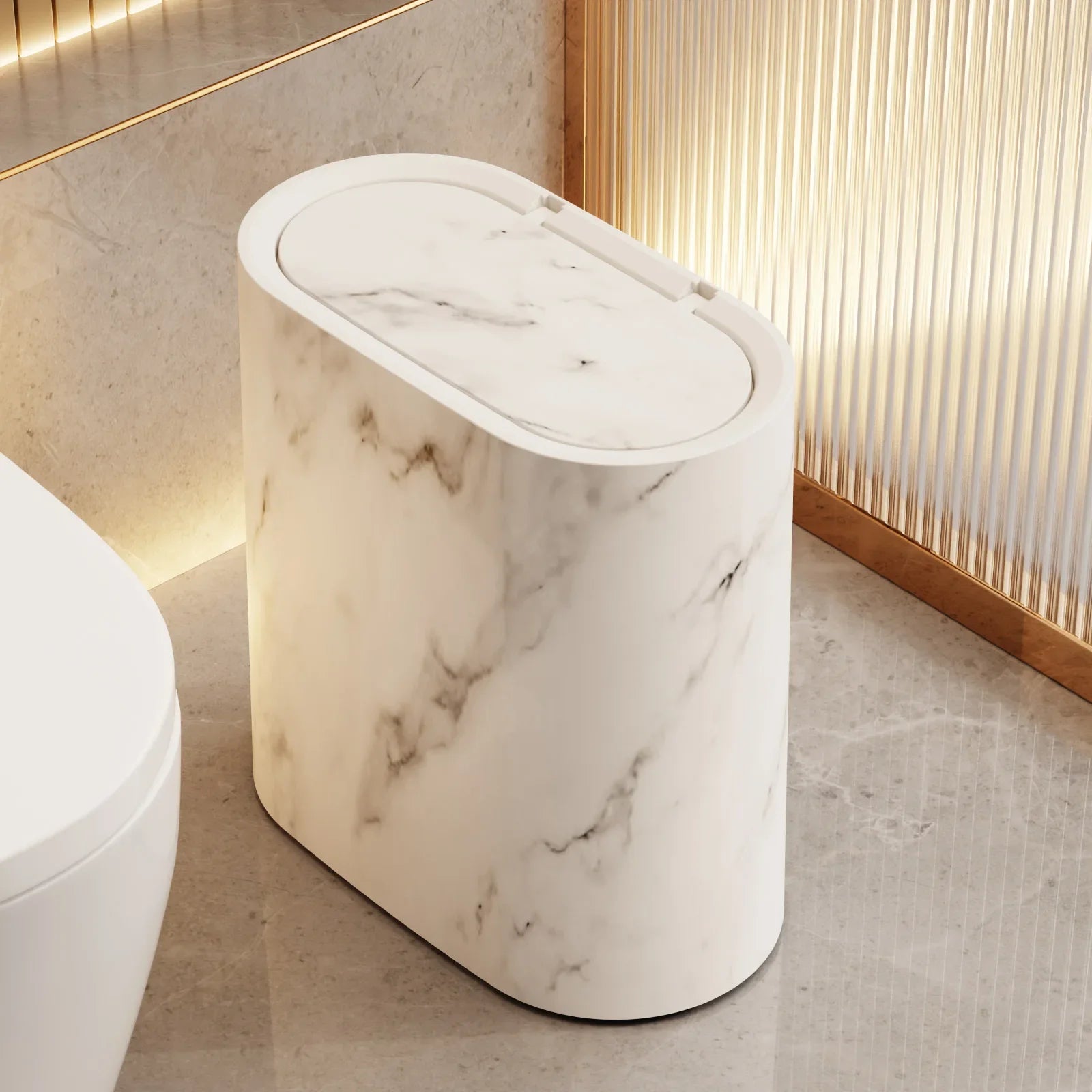 Poubelle de toilette design