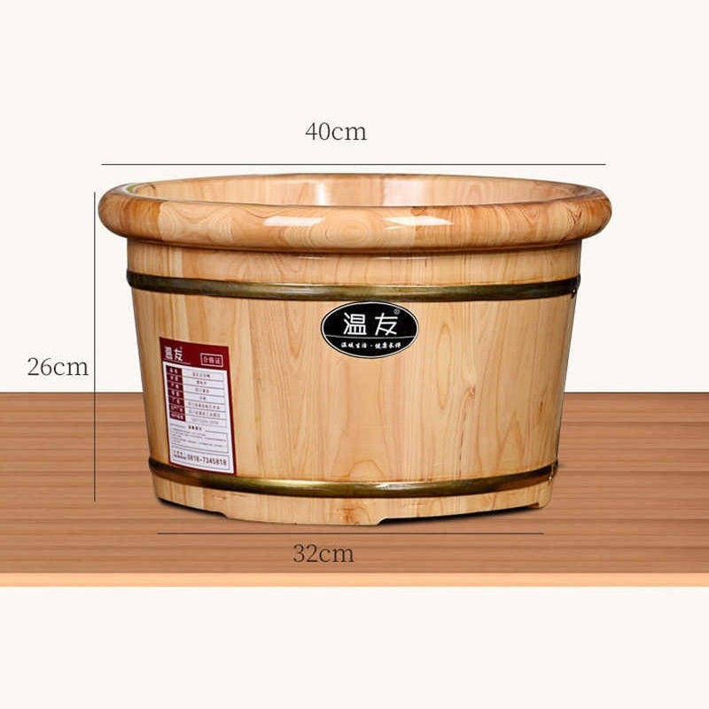 Boutique Bidet Portable Bain de Pied Bassine Bain de Pied en bois