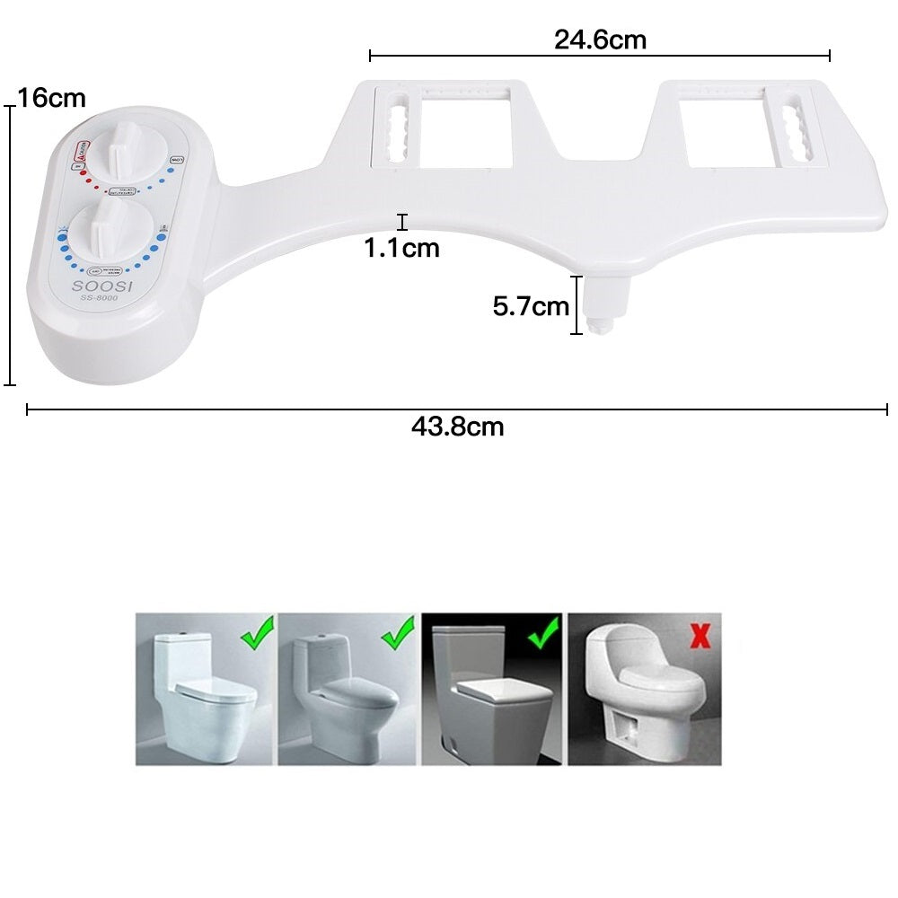 Boutique Bidet Portable Kit WC Japonais Cuvette Japonaise eau froide/chaude