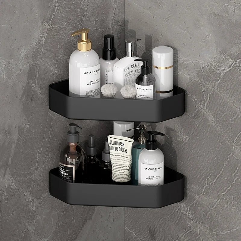 Etagere d'angle de toilette