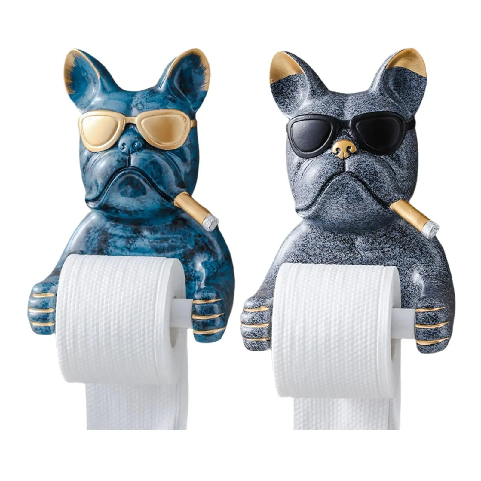 Porte Papier Toilette Bouledogue