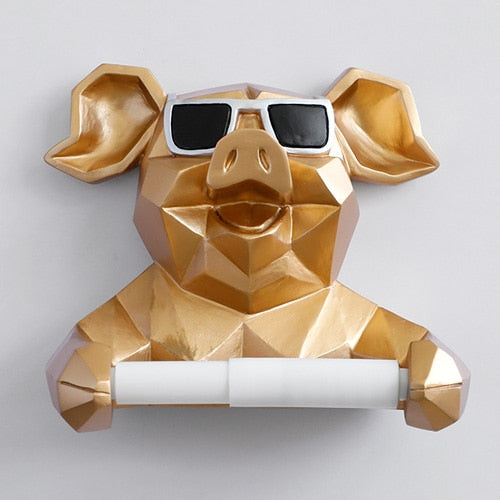 porte-papier-toilette-original 0 Cochon Or Porte Papier Toilette Cochon