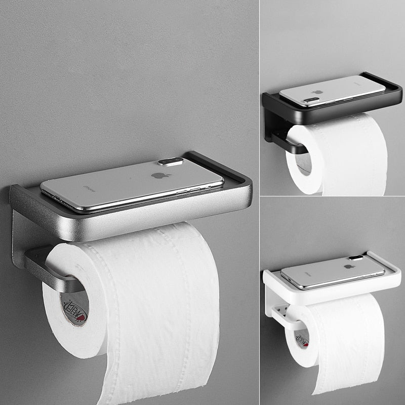WC DESIGN 0 Porte Papier Toilette Mural avec support en inox