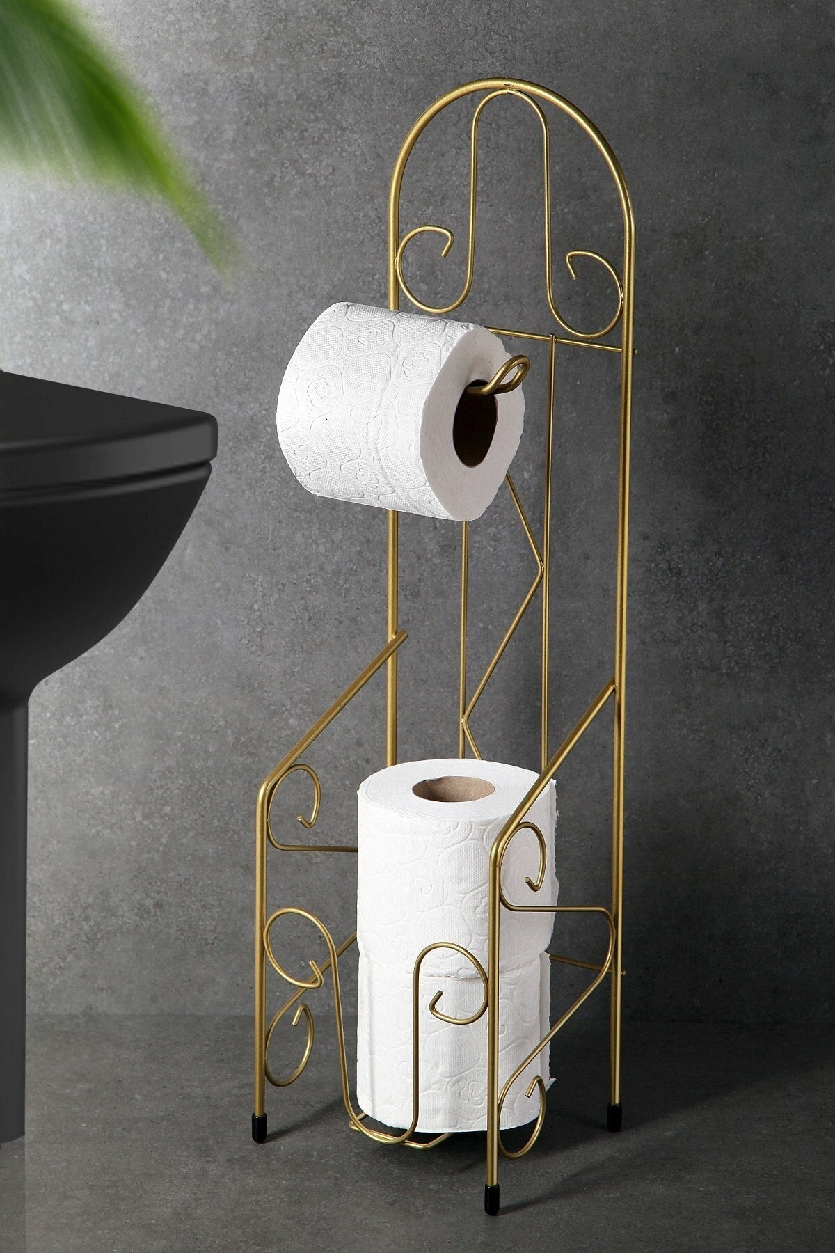 porte-papier-toilette-original 0 Porte Papier Toilette Sur Pied en métal inoxydable