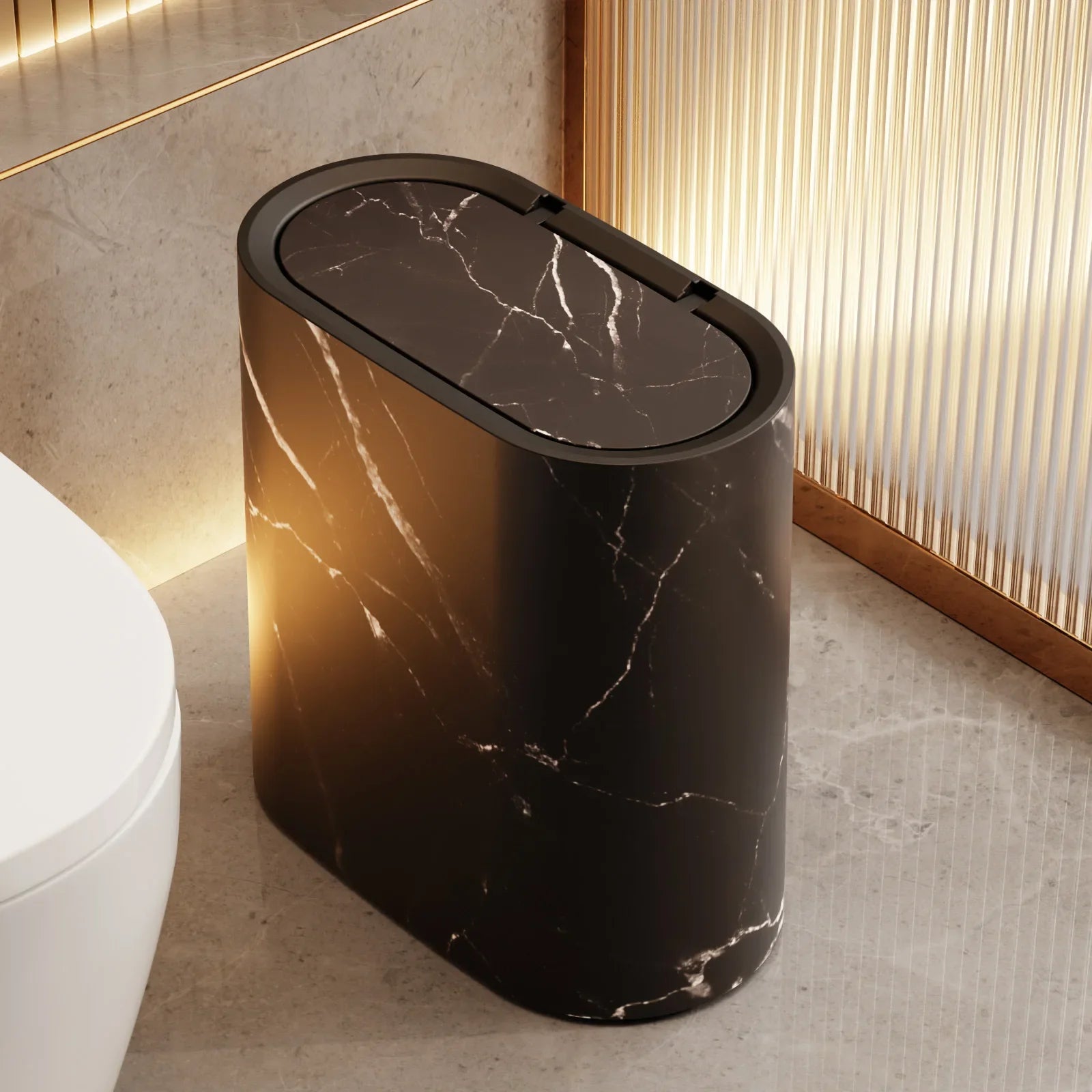 Poubelle de toilette design