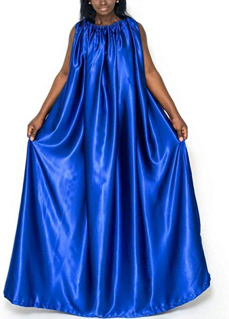 Boutique Bidet Portable Bain de Vapeur Bleu Royal Robe Uni pour Bain Vapeur