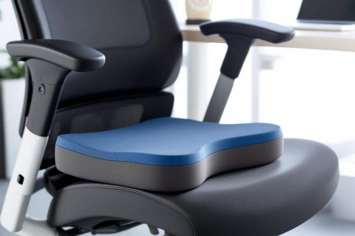 Coussin d'assise ergonomique confort pour le bureau et le bien-être