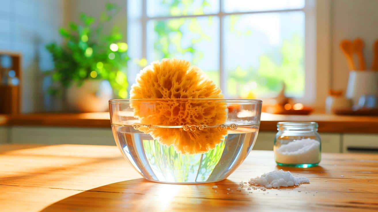 comment desinfecter vos eponges naturellement avec du sel et de leau chaude