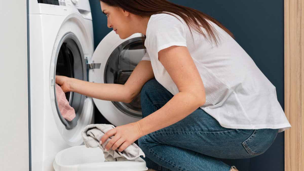 balles de tennis dans machine a laver